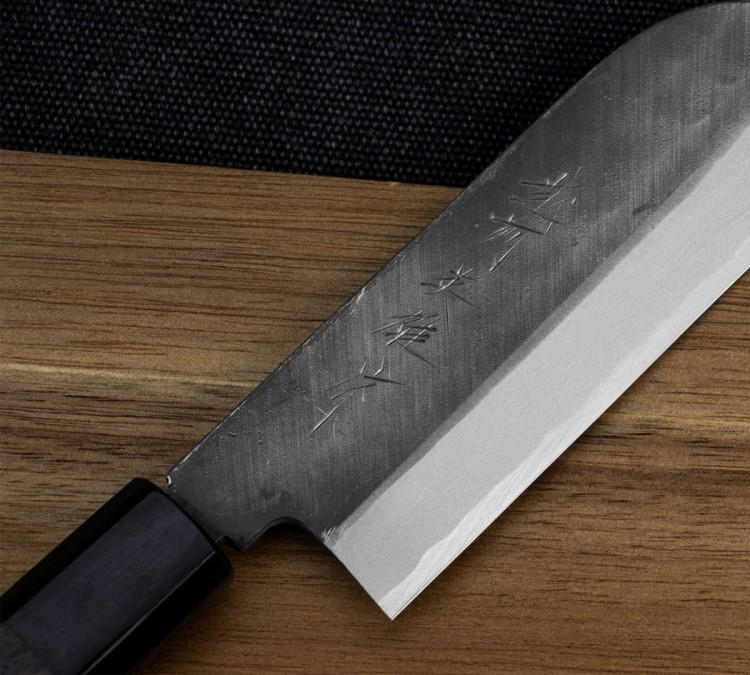 Hideo Kitaoka Shirogami Black Oktagon Nóż Kamagata Usuba 12 cm