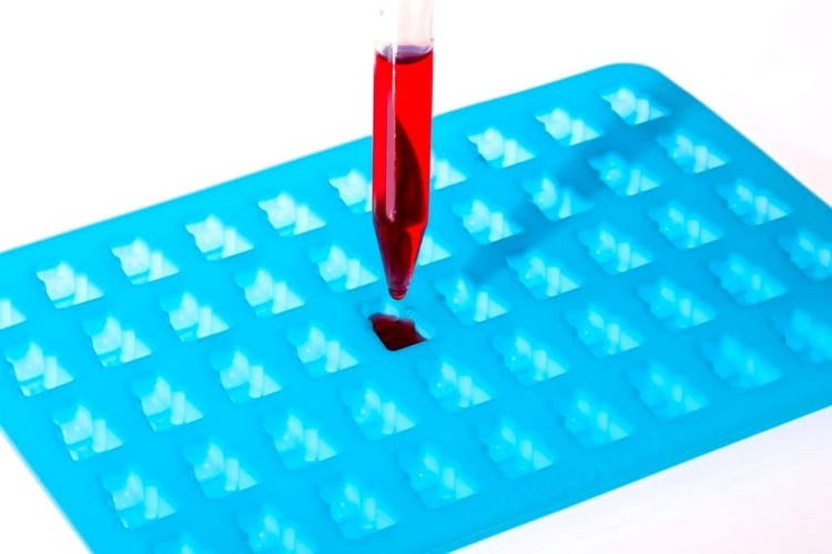 Foremka Miśki Misie Żelki Lód Czekolada Żelatyna z Pipetą