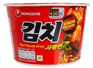 Koreańska Zupka Instant Błyskawiczna w Miseczce KimChi 100g NONGSHIM
