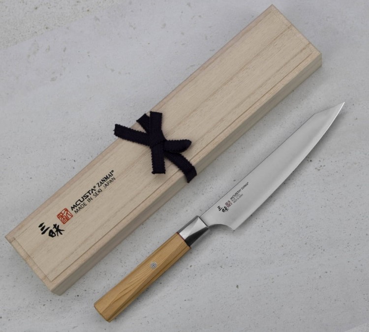 Mcusta Zanmai Beyond Aogami Super Nóż Uniwersalny 15cm