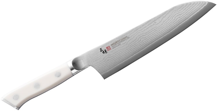 Mcusta Zanmai Classic Damascus VG-10 Corian Japoński Nóż Santoku 18cm