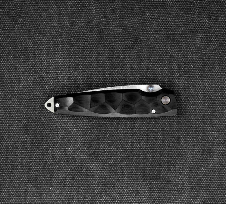 Mcusta Shinra Emotion 2 BK Pakka Nóż Damascus