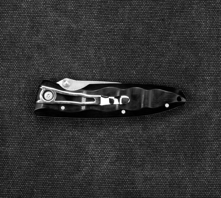 Mcusta Classic Wave Black Pakka Nóż Damascus