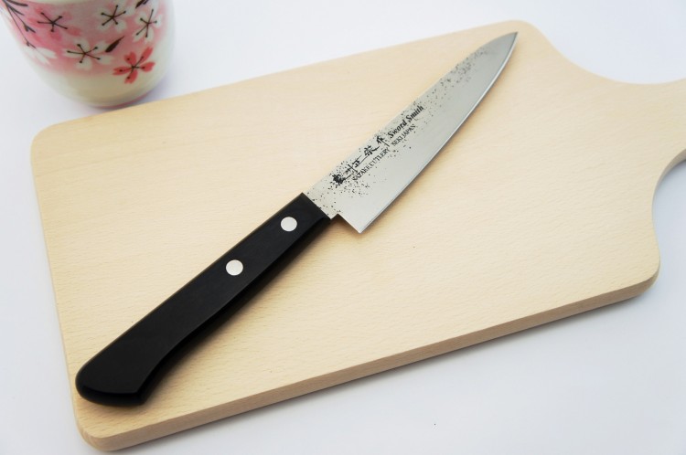 Satake Nashiji Black Pakka Nóż Uniwersalny 12cm