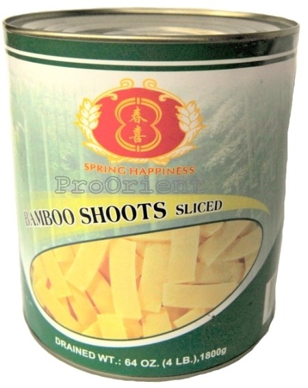 Pędy Bambusa Plastry Gastronomiczne 2950g SPRING HAPPINESS