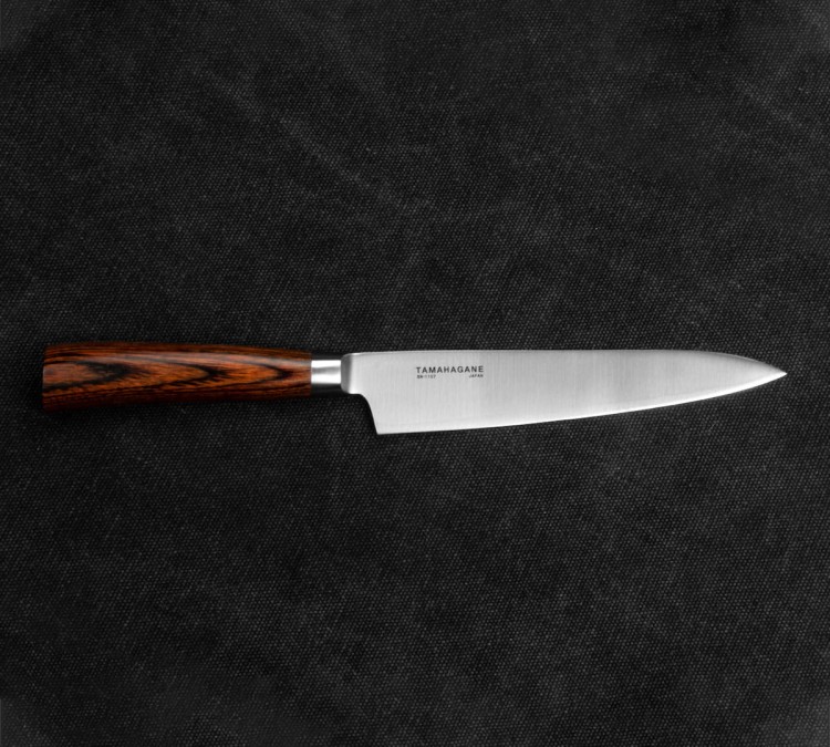 Tamahagane SAN Brown Nóż Uniwersalny 15cm