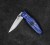 Mcusta Sengoku Blue Pakka Nóż Damascus