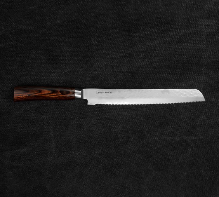 Tamahagane Tsubame Brown Nóż Do Chleba 23cm