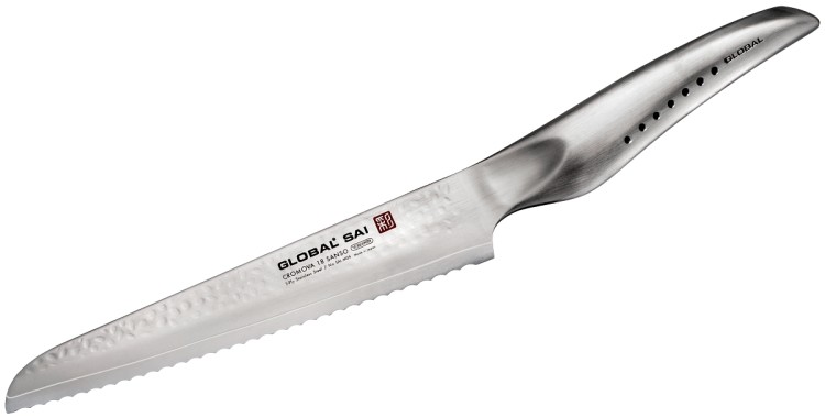 Global SAI Japoński Komplet 4 Noży w Czarnym Bloku GKB-52CB