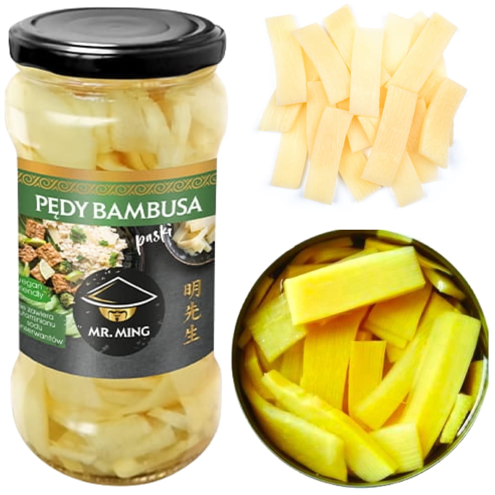 Pdy Bambusa Plastry w Soiku 330g MR. MING